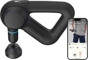 TheraGun Therabody Prime (5th Generation) - Deep Tissue Percussion Therapy Massage Gun - Bluetooth Enabled, Personal Massager for Pain Relief in Neck, Back, Leg, Shoulder and Body (Black)