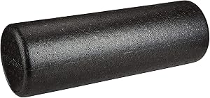 Amazon Basics High-Density Foam Roller for Exercise and Recovery, 18 Inches, Black