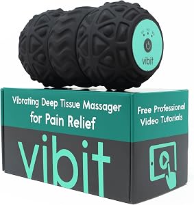 Vibit - Vibrating Massager for Plantar Fasciitis, Pain Relief and Sciatica, Foot and Body